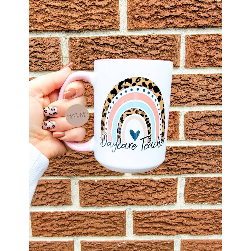 Daycare teacher,tea mug, coffee mug, Dishwasher Safe mug, ceramic coffee mug - 1.jpg