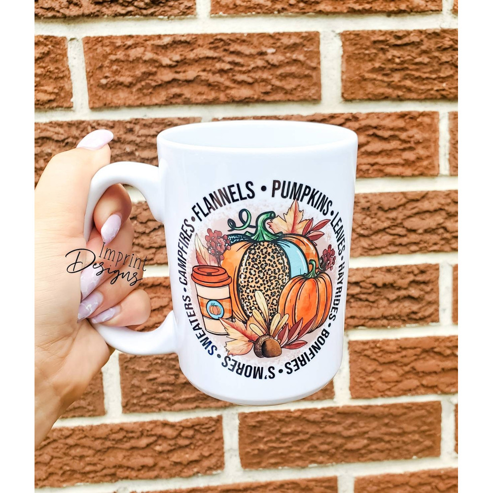 Fall favs, Tea mug, Coffee mug, Dishwasher Safe mug - 1.jpg