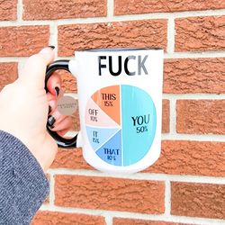 fuck, funny gift, coffee mug,dishwasher safe mug