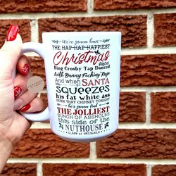 griswold quote, christmas mug, stocking stuffer, tea mug, coffee mug, dishw