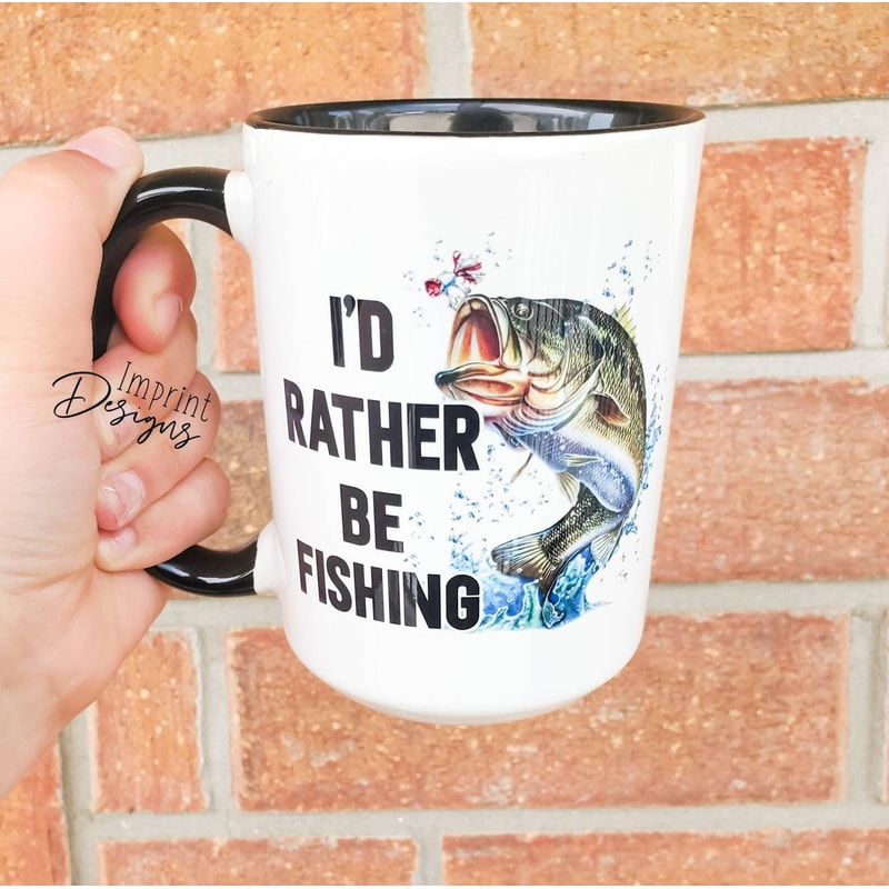 I'd rather be fishing, fathers day gift from son and daughter, fathers day ideas, funny fathers day gift - 1.jpg