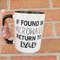 If found in microwave give to Dad, funny dad mugs, funny fathers day gift, Dishwasher Safe mug - 1.jpg