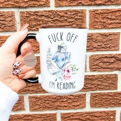 im reading ,tea mug, coffee mug, dishwasher safe mug, ceramic coffee mug