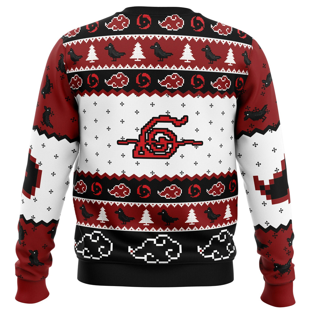 Itachi Uchiha Chibi Akatsuki Naruto All Over Print Hoodie 3D Zip Hoodie 3D Ugly Christmas Sweater 3D Fleece Hoodie