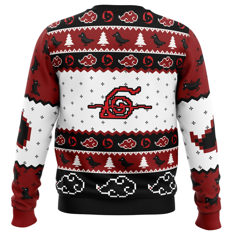 Itachi Uchiha Chibi Akatsuki Naruto All Over Print Hoodie 3D Zip Hoodie 3D Ugly Christmas Sweater 3D Fleece Hoodie