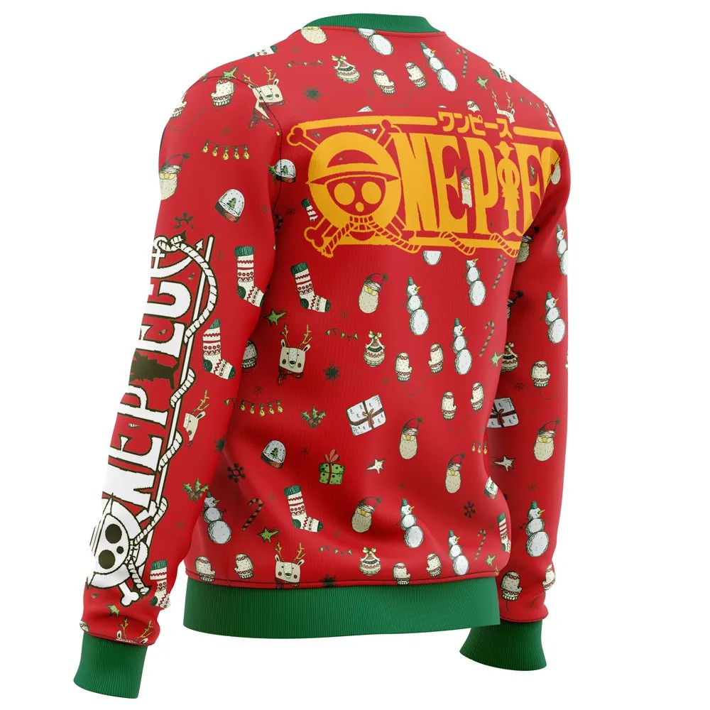Happy Holidays One Piece All Over Print Hoodie 3D Zip Hoodie 3D Ugly Christmas Sweater 3D Fleece Hoodie