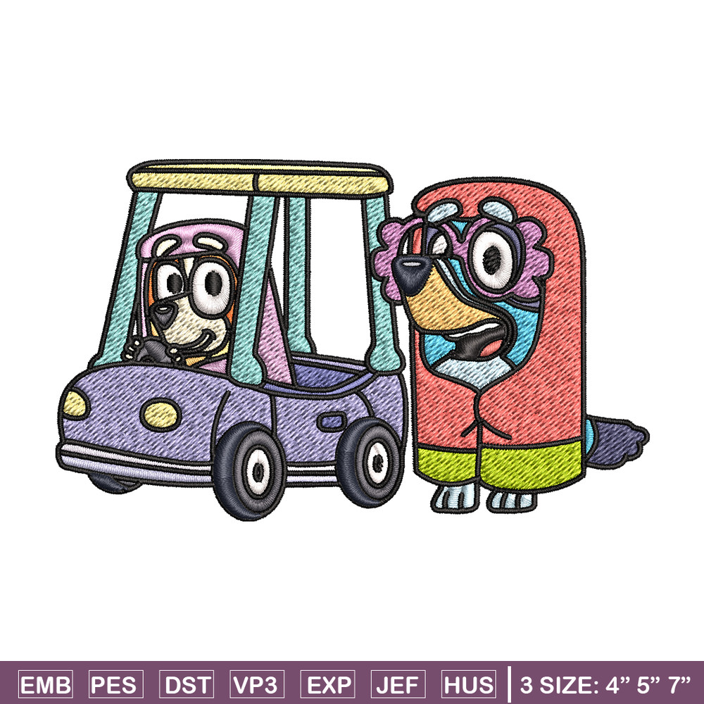 Bluey bingo Embroidery design, Bluey Embroidery, Embroidery File, cartoon design, cartoon shirt, Digital download..jpg