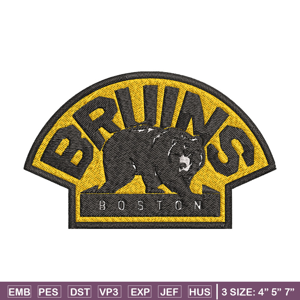Boston Bruins Embroidery Design, Logo Embroidery, NHL Embroidery, Embroidery File, Logo shirt, Digital download..jpg