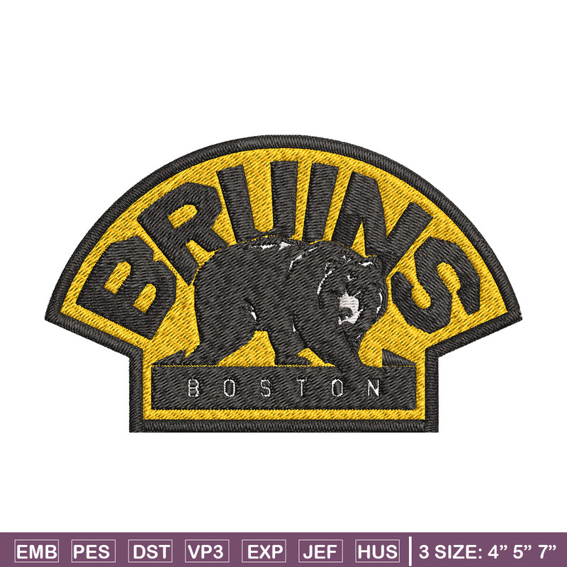 Boston Bruins Embroidery Design, Logo Embroidery, NHL Embroidery, Embroidery File, Logo shirt, Digital download..jpg