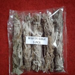 Tanirika Dried Indian White Sage Leaves  5pcs