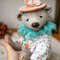 1 Handmade Artist-Collectible Teddy Bear-OOAK-Vintage-Victorian Style-Stuffed-Antique-bears animal-toys bear-plushinnes toy-decor baby-shower toys.jpg