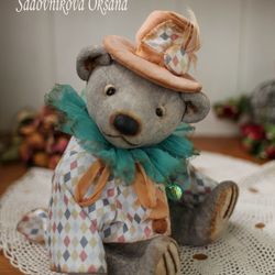 Collectible Teddy Bear artist teddy bear teddy bear stuffed toy teddy bears Vintage teddy bear, OOAK, classic teddy bear
