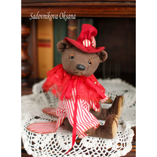 33 Handmade Artist-Collectible Teddy Bear-OOAK-Vintage-Victorian Style-Stuffed-Antique-bears animal-toys bear-plushinnes toy-decor baby-shower toys.jpg