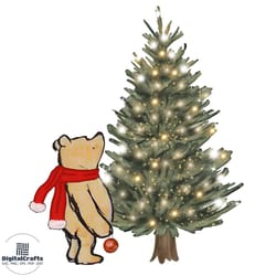 winnie the pooh and christmas tree png download file