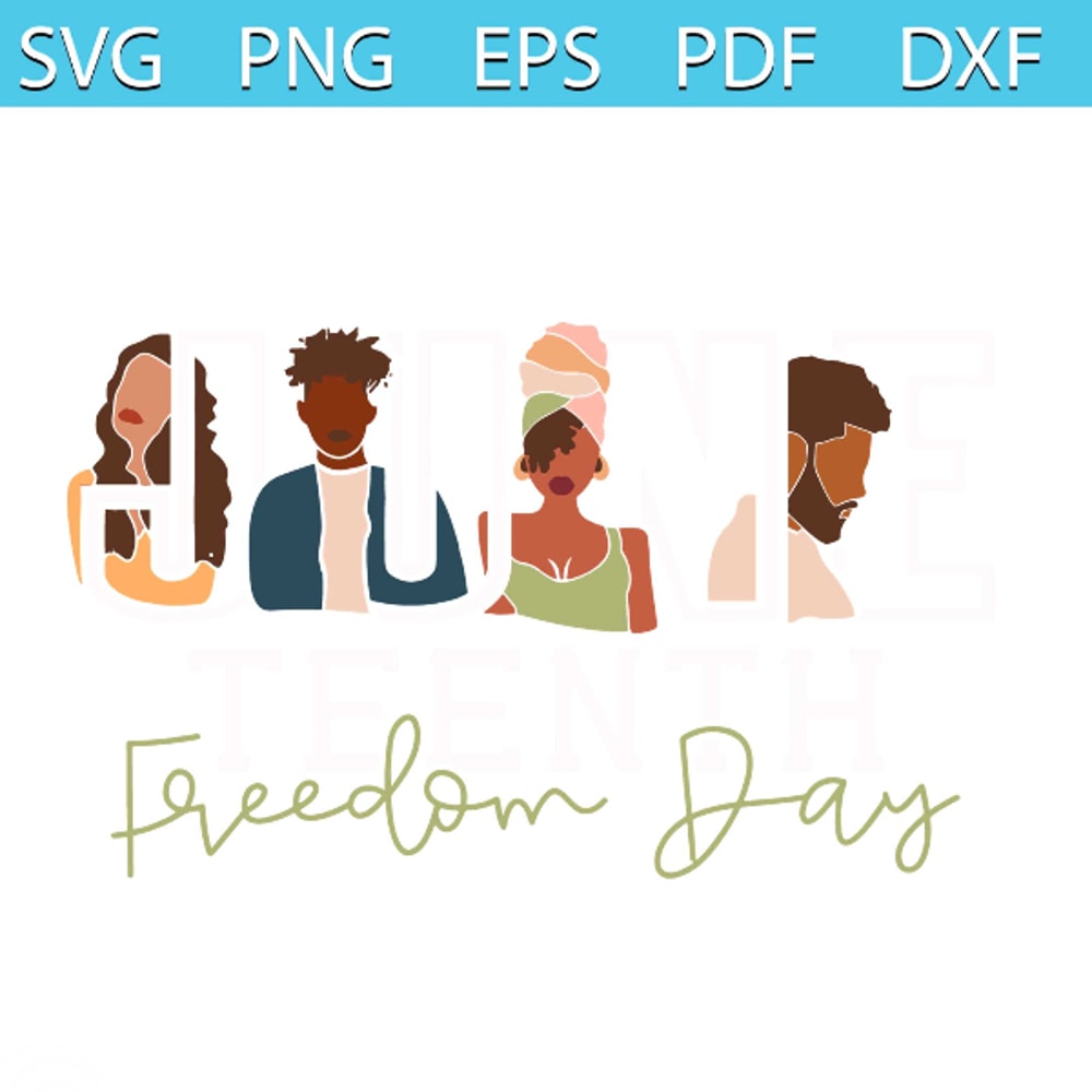 Juneteenth Freedom Day Svg For Cricut Sublimation Files