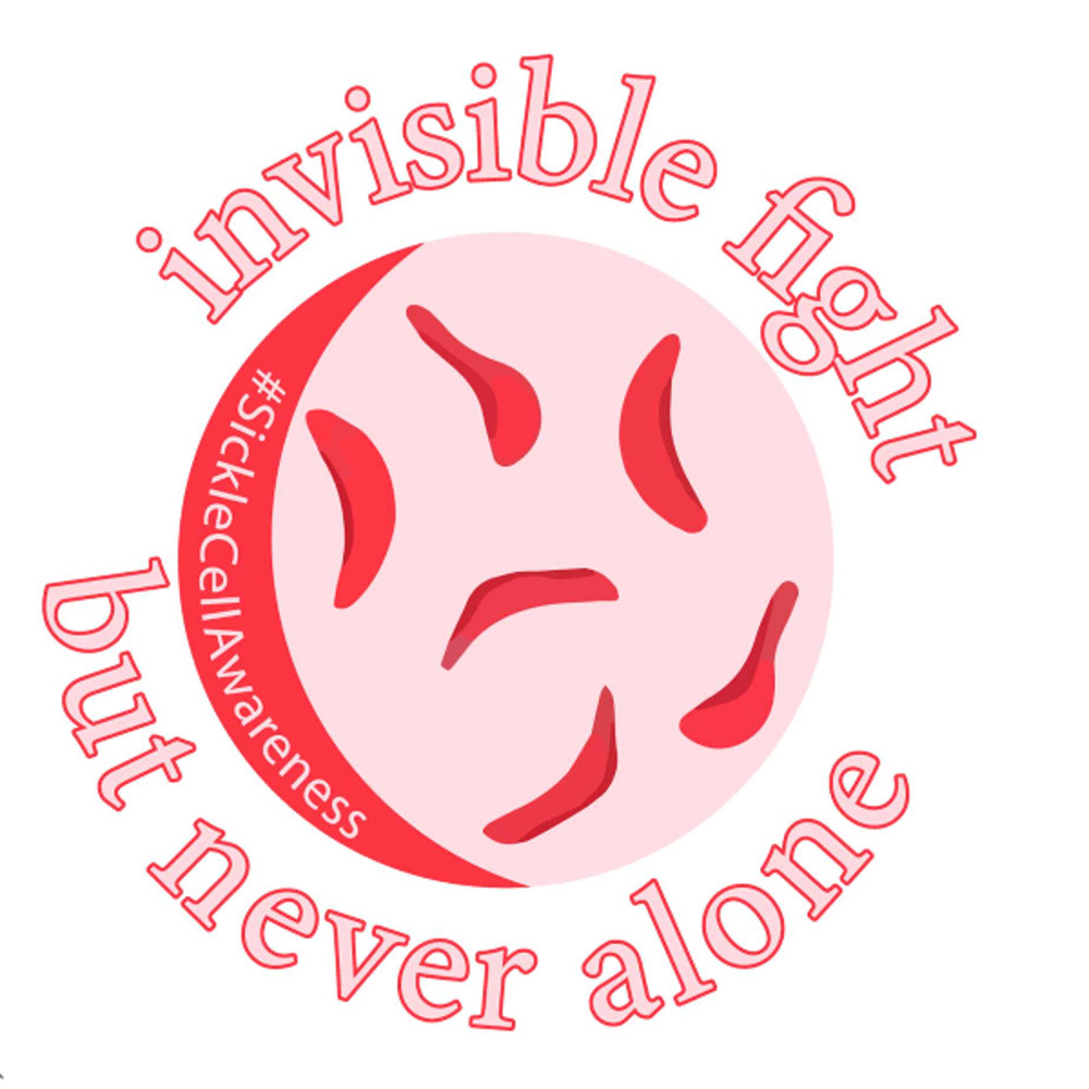 Invisible Fight But Never Alone Illinois Sickle Cell Campaign SVG