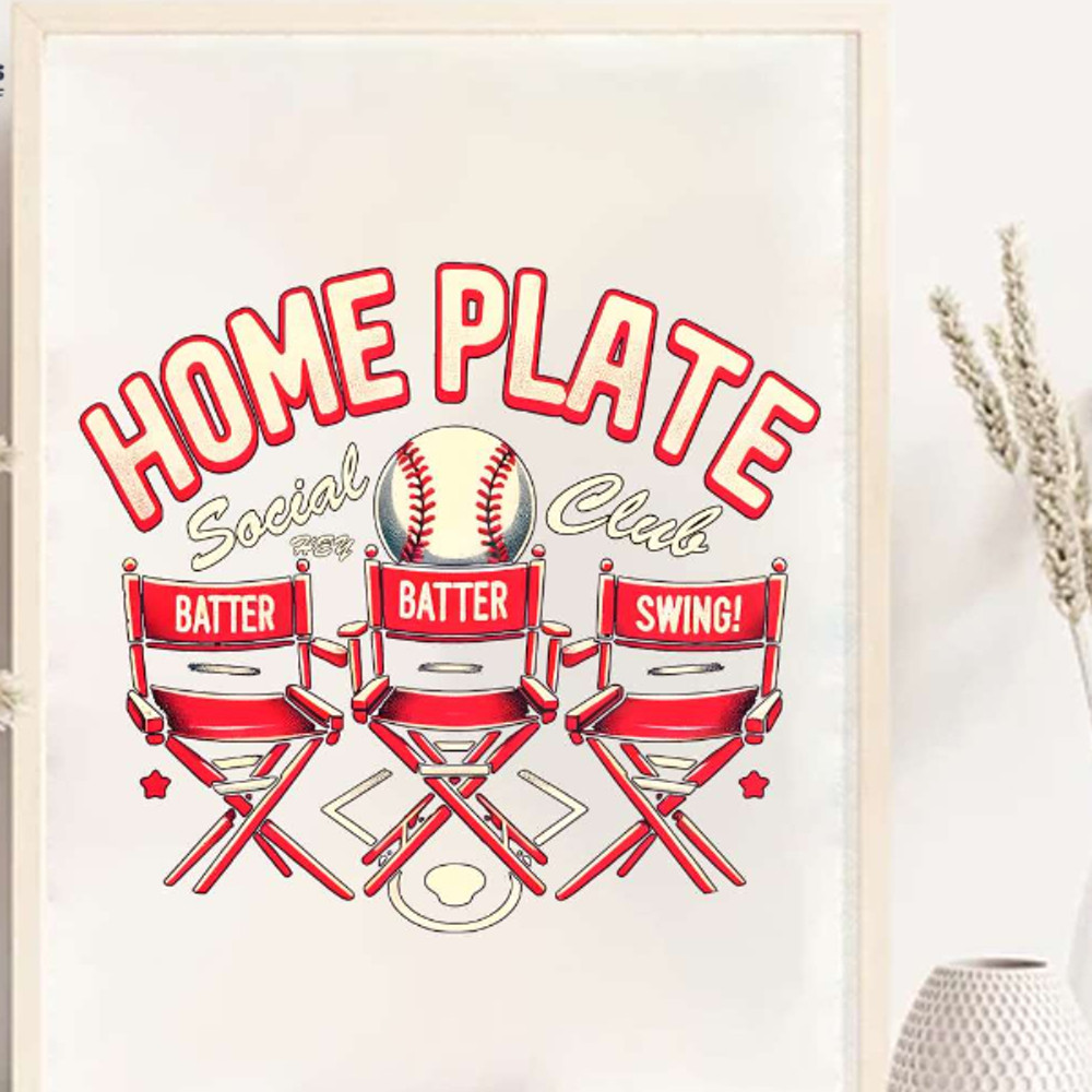 Home Plate Social Club Batter Swing PNG