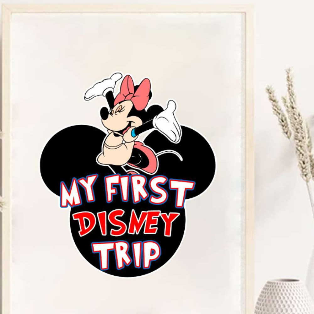 Retro My First Disney Trip Minnie Mouse SVG