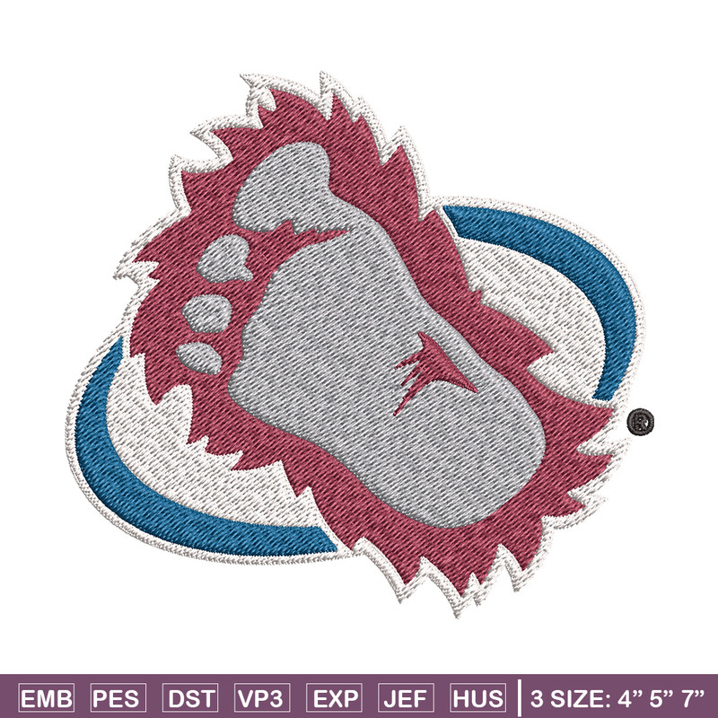 Colorado Avalanche logo Embroidery, NHL Embroidery, Sport embroidery, Logo Embroidery, NHL Embroidery design.jpg