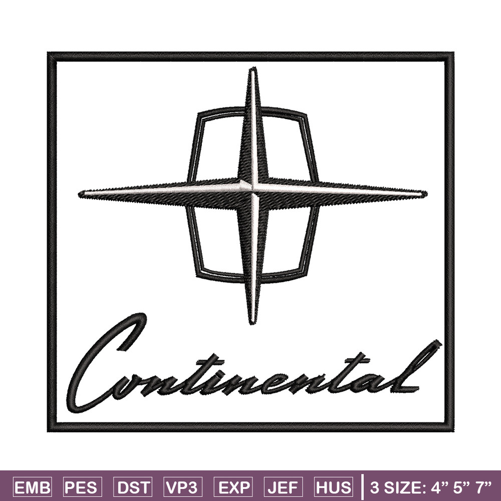 Continental logo embroidery design, Continental logo embroidery, logo design, embroidery file, Digital download..jpg
