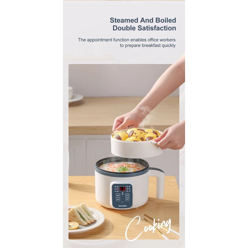 Versatile 220V Electric Rice Cooker - Single/Double Layer | Inspire Uplift