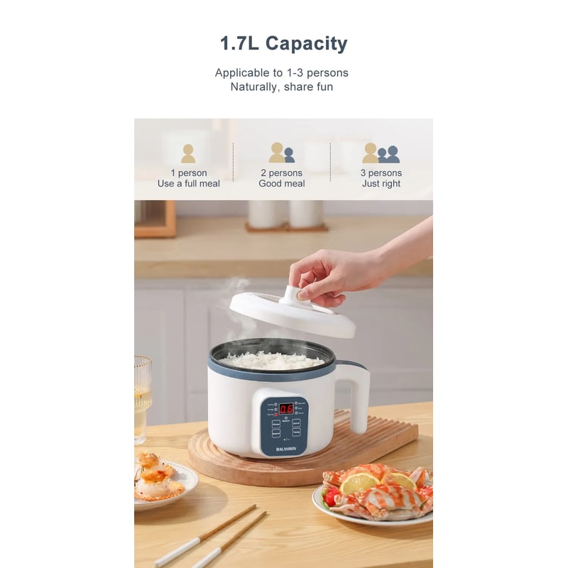 Versatile 220V Electric Rice Cooker - Single/Double Layer | Inspire Uplift