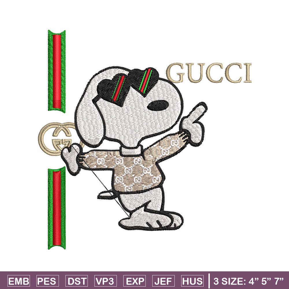 Dog gucci Embroidery Design, Gucci Embroidery, Embroidery File, Logo shirt, Sport Embroidery, Digital download..jpg