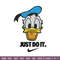 Donald Duck Nike Embroidery design, Donald Duck cartoon Embroidery, Nike design, Embroidery file, Instant download..jpg