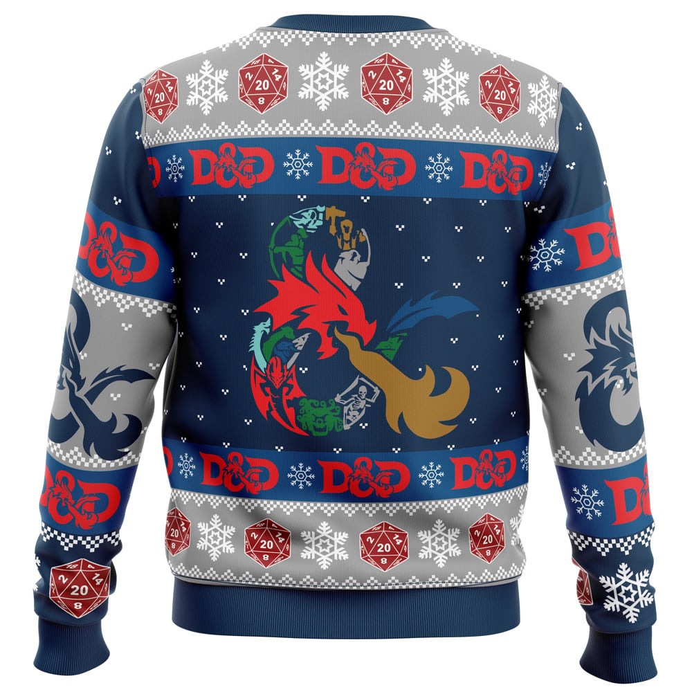 D-20 Dungeons and Dragons All Over Print Hoodie 3D Zip Hoodie 3D Ugly Christmas Sweater 3D Fleece Hoodie