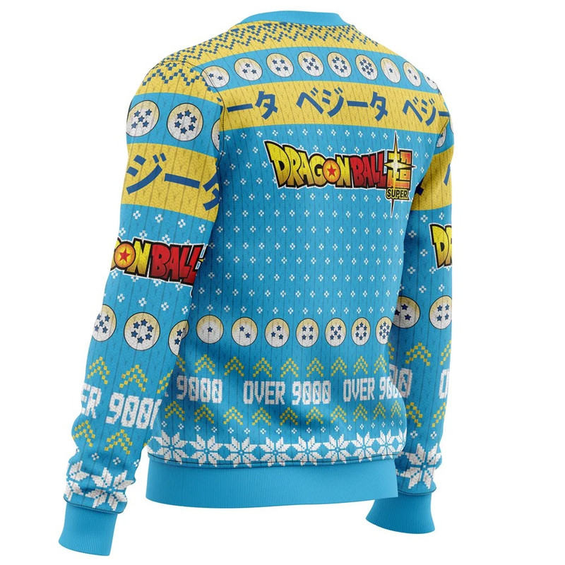 Christmas Vegeta Dragon Ball Z All Over Print Hoodie 3D Zip Hoodie 3D Ugly Christmas Sweater 3D Fleece Hoodie