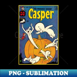 Casper the Friendly Ghost - PNG Transparent Sublimation File - Fashionable and Fearless