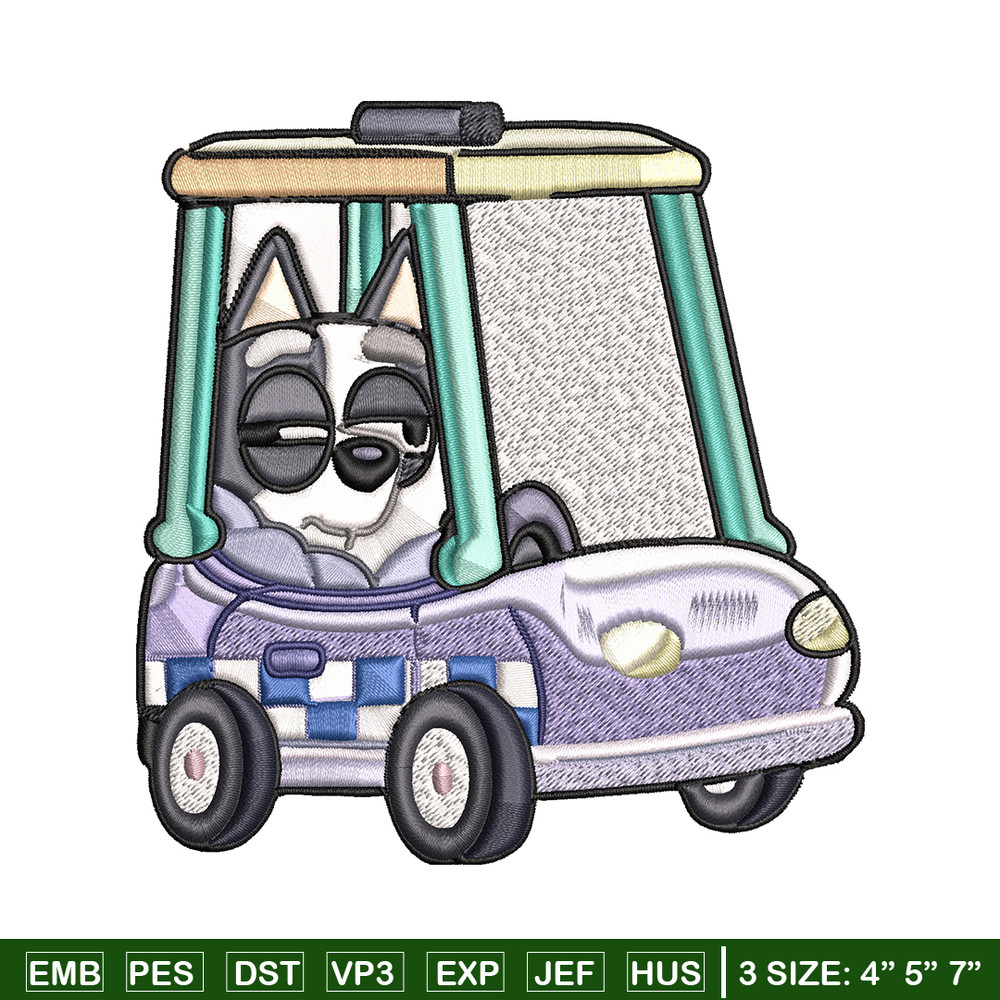 Aunt trixie heeler Embroidery, Bluey Embroidery, Embroidery File, cartoon design, cartoon shirt, Digital download..jpg