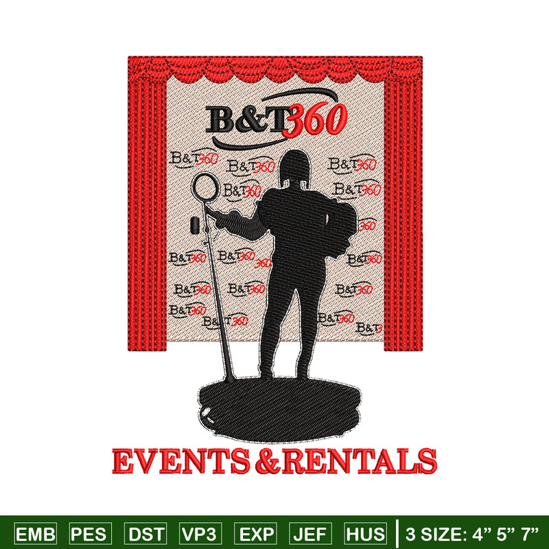 B&T 360 logo embroidery design, B&T 360 embroidery, logo design, embroidery file, logo shirt, Digital download..jpg