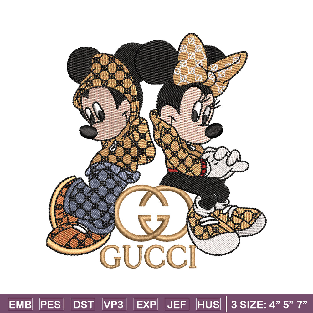 Gucci Mickey And Minnie Embroidery design, Disney Embroidery, Disney design, Embroidery File, Digital download..jpg