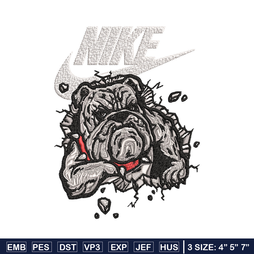Bitbull dog Nike Embroidery design, Bitbull dog Embroidery, Nike design, Embroidery file, logo shirt, Instant download..jpg