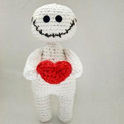 Zombie Doll  with heart for Emotional health, mental health, to embrace your emotions