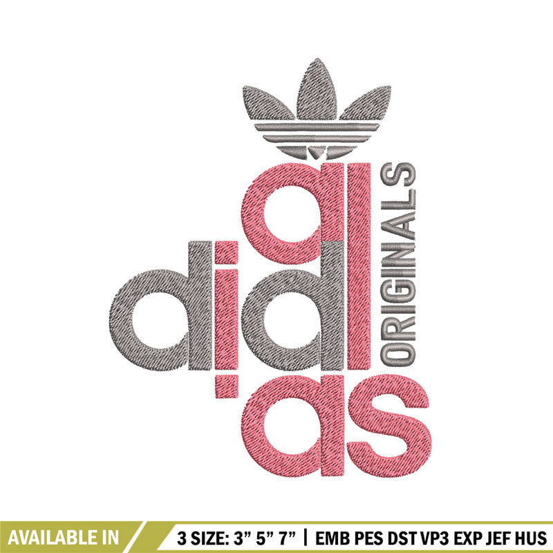 Adidas originals Embroidery Design, Adidas Embroidery, Brand Embroidery, Embroidery File, Logo shirt, Digital download.jpg