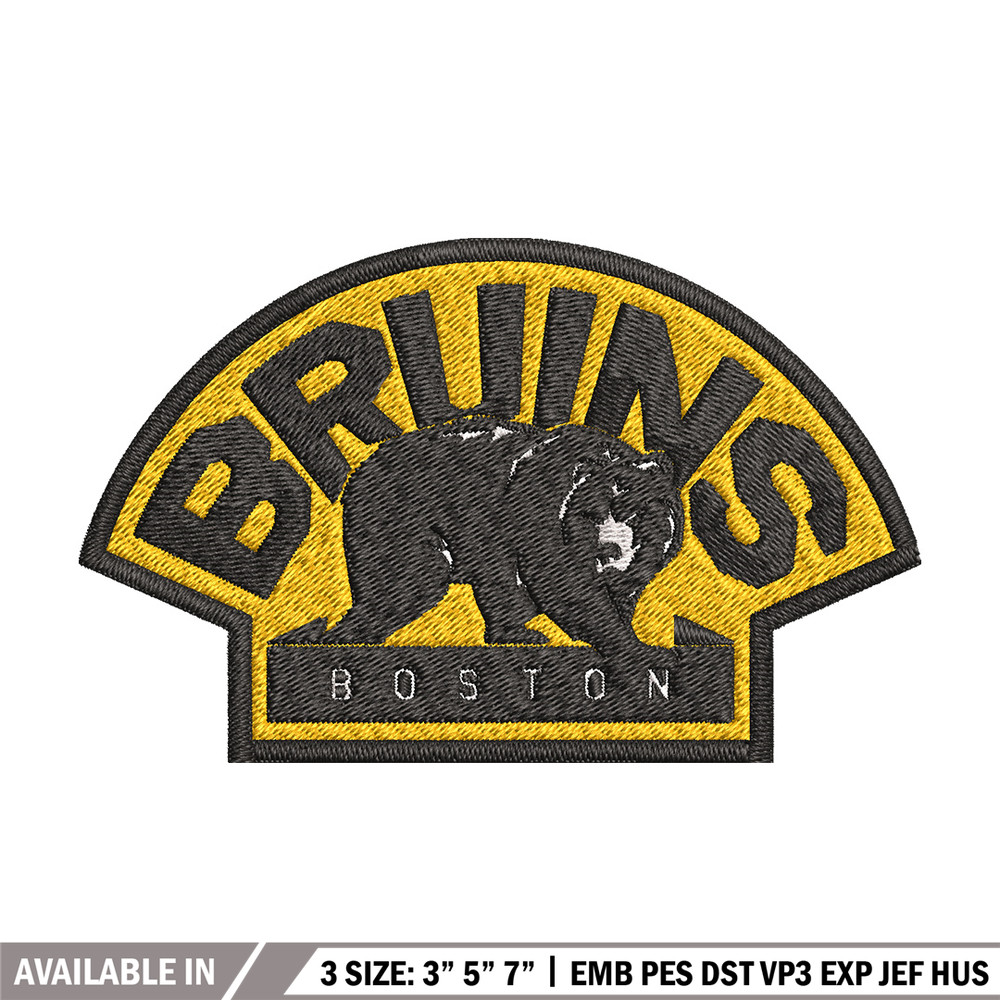 Boston Bruins Embroidery Design, Logo Embroidery, NHL Embroidery, Embroidery File, Logo shirt, Digital download..jpg