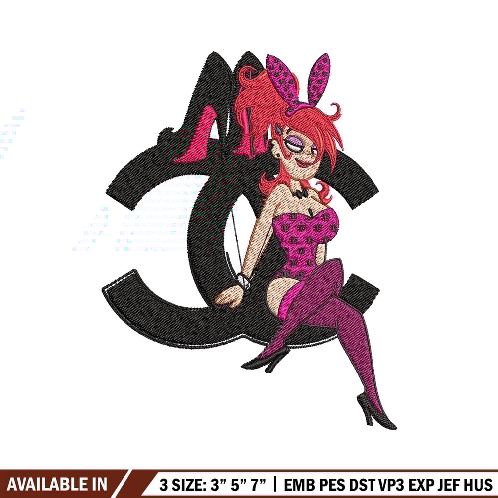 Bunny girl gucci Embroidery Design, Gucci Embroidery, Brand Embroidery, Embroidery File, Logo shirt, Digital download.jpg