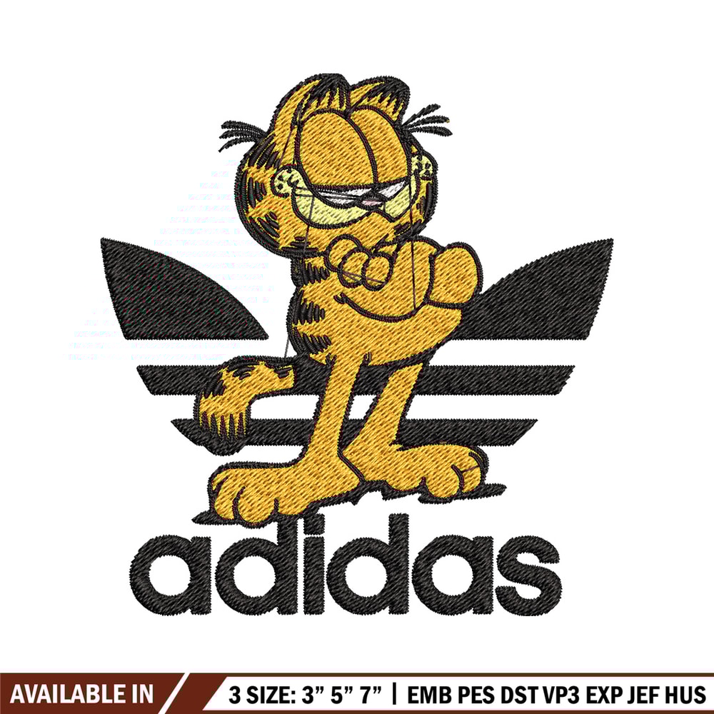 Cartoon cat adidas Embroidery Design, Adidas Embroidery, Brand Embroidery, Embroidery File,Logo shirt,Digital download.jpg
