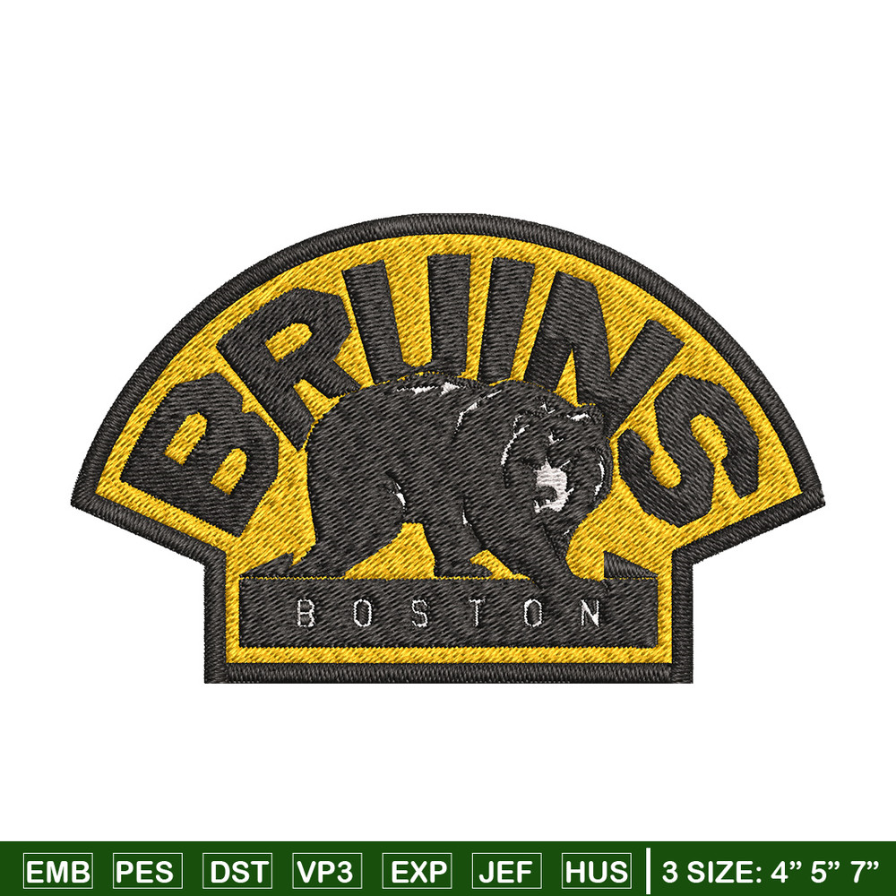 Boston Bruins Embroidery Design, Logo Embroidery, NHL Embroidery, Embroidery File, Logo shirt, Digital download..jpg