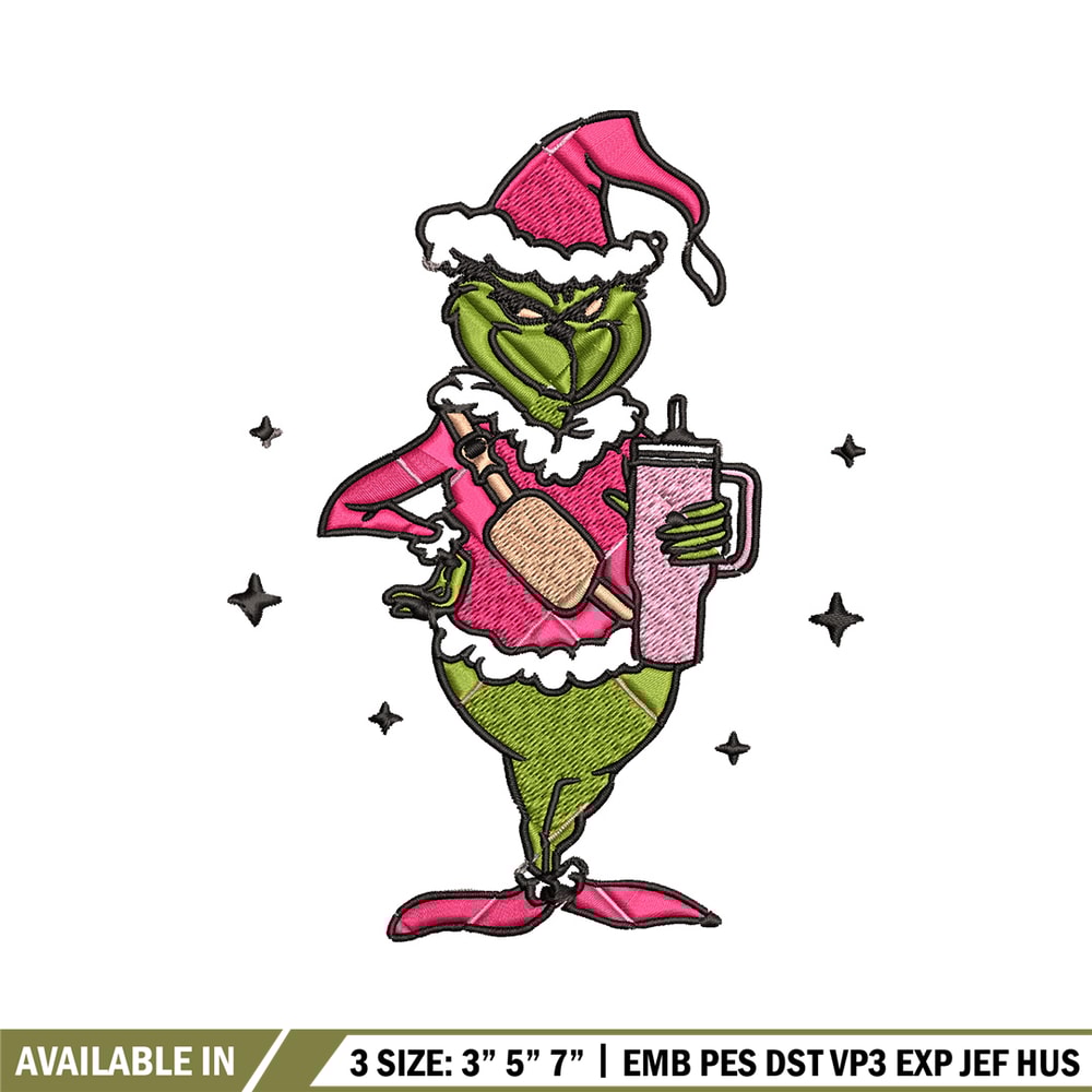 Chrismas grinch Embroidery Design, Grinch Embroidery, Embroidery File, Brand Embroidery, Logo shirt, Digital download.jpg
