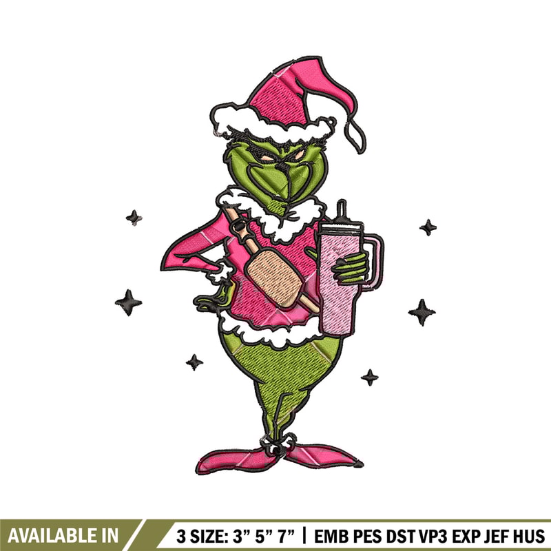 Chrismas grinch Embroidery Design, Grinch Embroidery, Embroidery File, Brand Embroidery, Logo shirt, Digital download.jpg