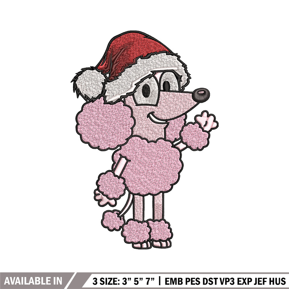 Coco chrismas hat Embroidery Design, Bluey Embroidery, Embroidery File, Brand Embroidery, Logo shirt, Digital download.jpg