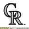 Colorado Rockies logo Embroidery, MLB Embroidery, Sport embroidery, Logo Embroidery, MLB Embroidery design.jpg