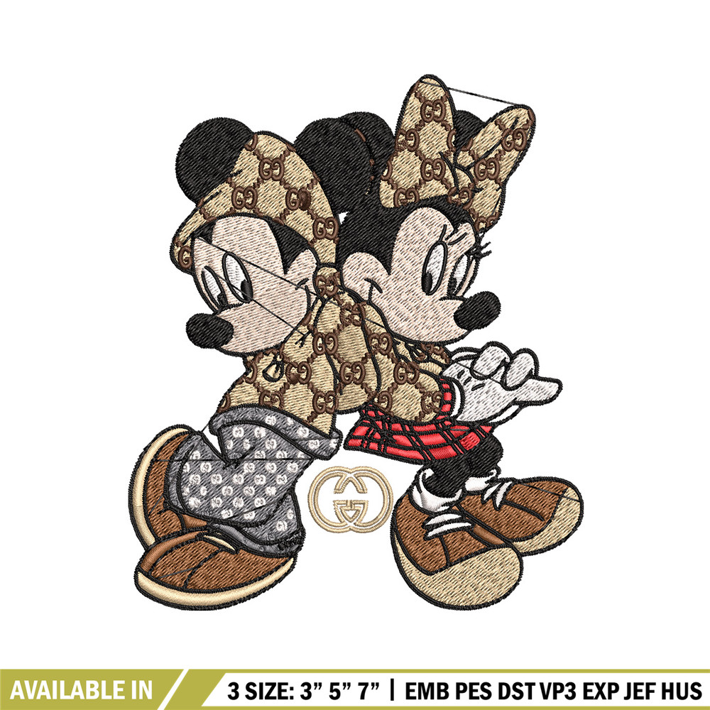 Couple gucci mouse Embroidery Design, Gucci Embroidery, Embroidery File, Logo shirt,Sport Embroidery, Digital download.jpg