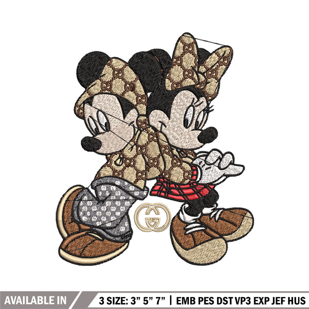 Couple gucci mouse Embroidery Design, Gucci Embroidery, Embroidery File, Logo shirt,Sport Embroidery, Digital download.jpg