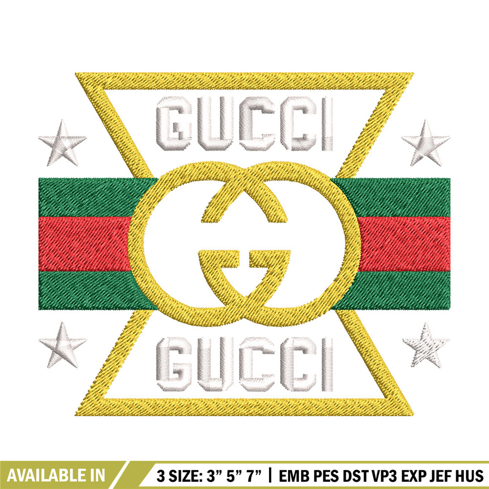 Design gucci Embroidery Design, Gucci Embroidery, Brand Embroidery, Logo shirt, Embroidery File, Digital download.jpg