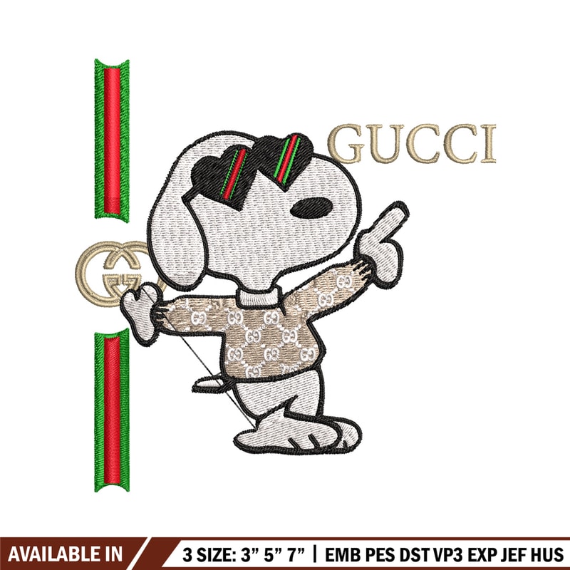 Dog gucci Embroidery Design, Gucci Embroidery, Embroidery File, Logo shirt, Sport Embroidery, Digital download..jpg