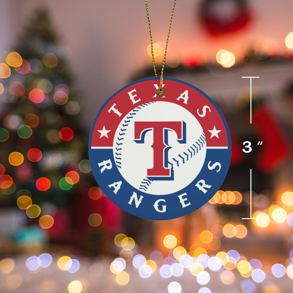Texas Rangers Christmas Ornament Ceramic.png
